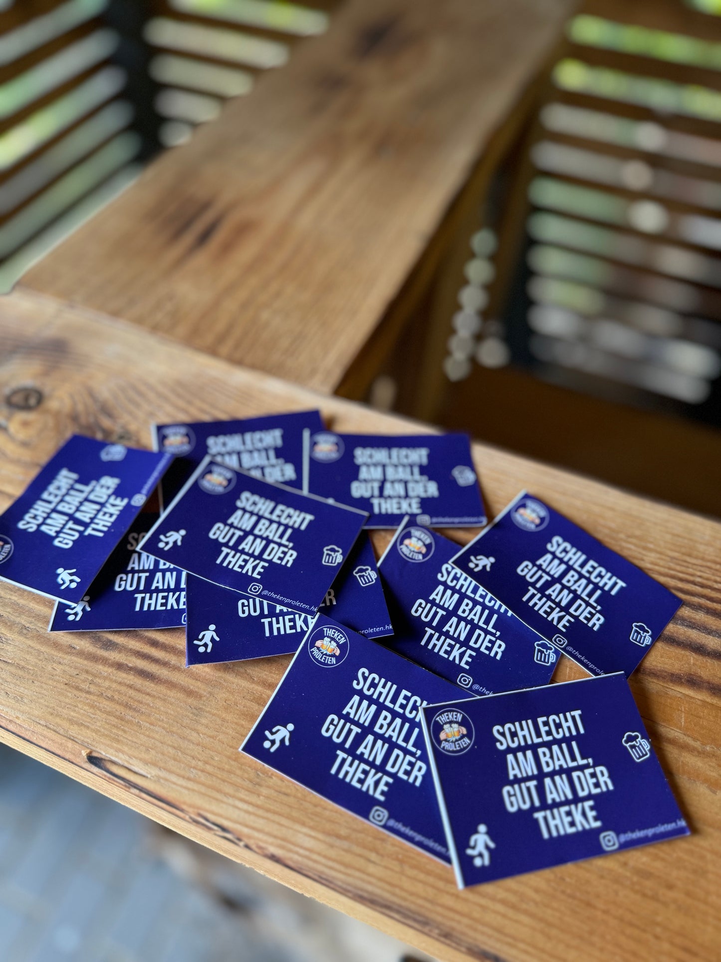 Sticker "SCHLECHT AM BALL GUT AN DER THEKE"