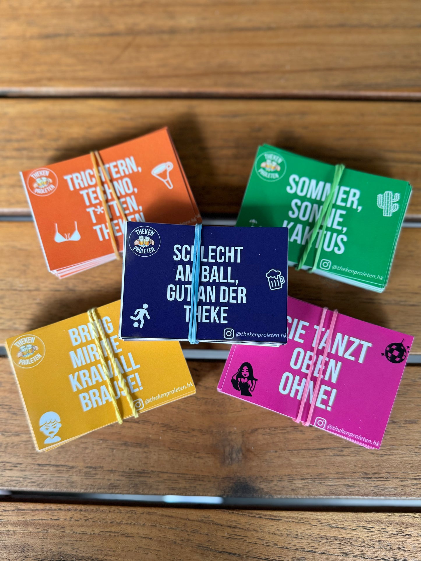 Thekenproleten Sticker Bundle 250 stk.